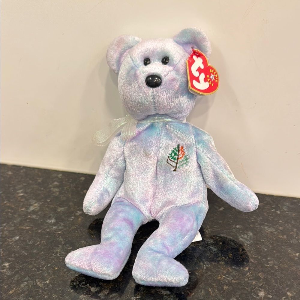 Ty Issy Bear Plush Stuffed Animal Beanie Babies 8” Four Seasons Hotel Bear